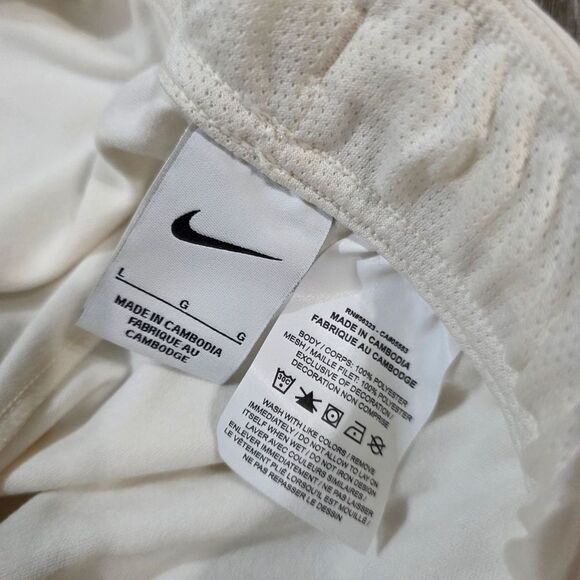 Nike Court Wimbledon Heritage Tennis Warm Up Pants Ivory FZ6928-100 Men's Size L - Picture 7 of 9